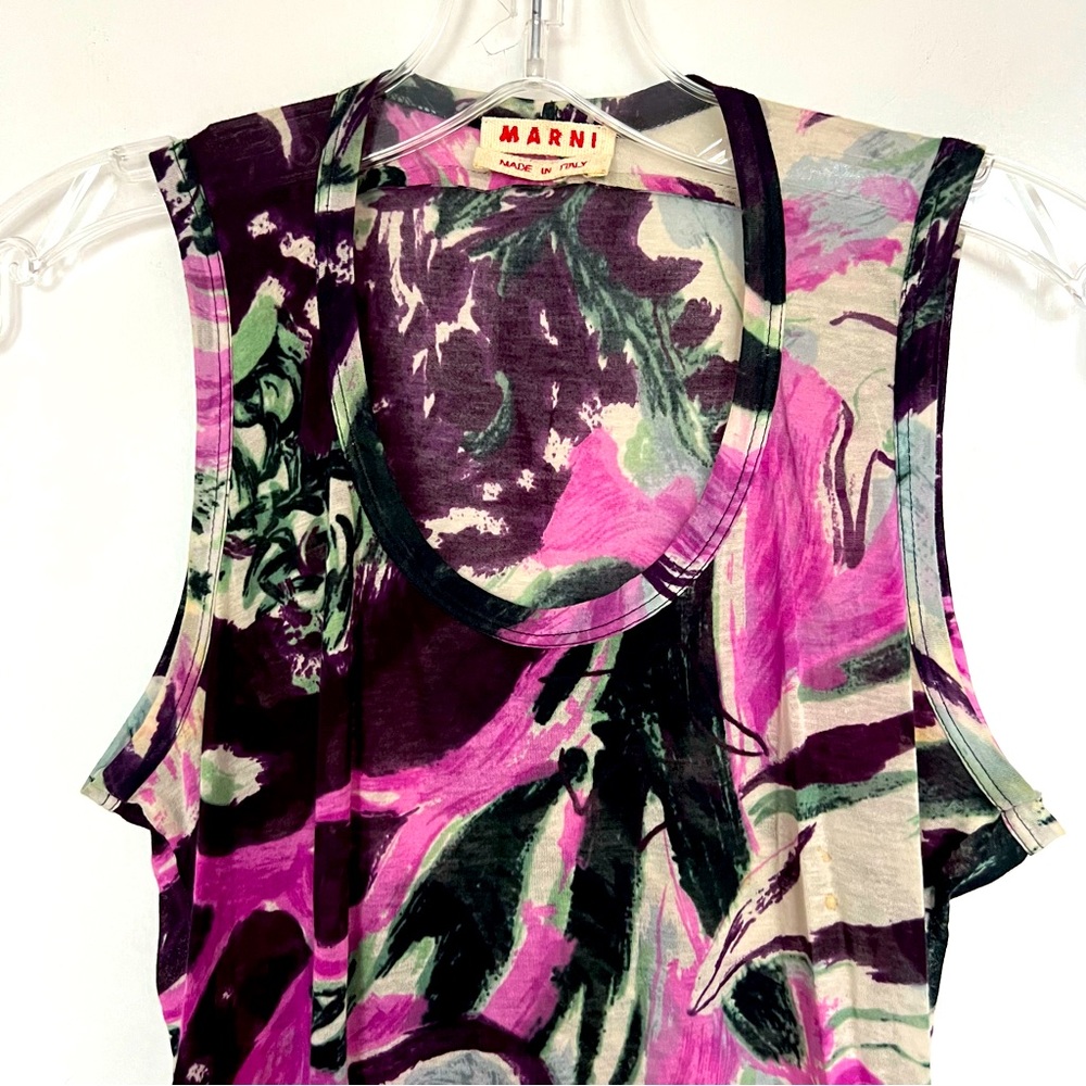 Marni Abstract Print Tank Top - Picture 2 of 8